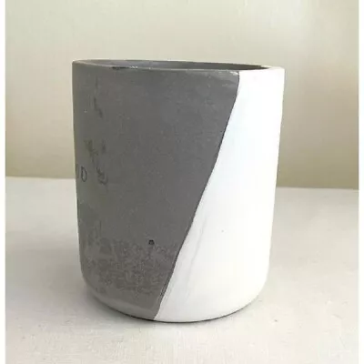 Viridi Painted Cement Candle In Sandalwood Double Wick Sz 20 Oz New • $39.99