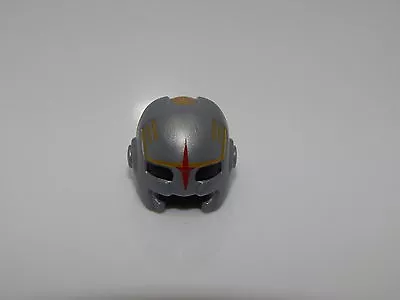 Lego Flat Silver Headgear Helmet Space Mouth Slit Nova Corps Officer HP#47 • $2.85