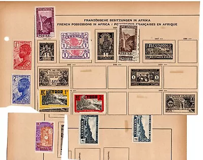 Stamp Collection- Morocco/Maroc On Album Page Remnants (C553) • $4