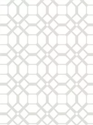 Contemporary Chic Tile Wallpaper Geometric Grey White Norwall Wallcoverings N • $39.99