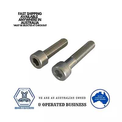 M2 M2.5 M3 M4 M5 M6 Socket Head Cap Screw Bolt Hex Grade 304 Stainless Steel • $6