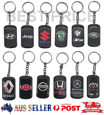 Jeep Skoda Mitsubishi Black Car Chain Key Ring. • $7