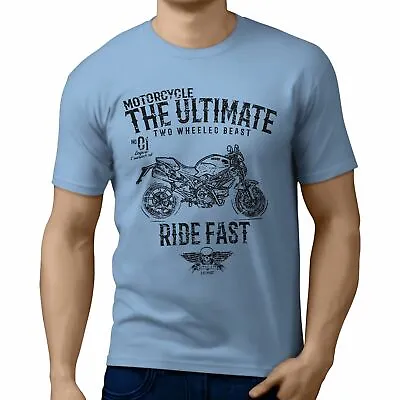 JL Ultimate Illustration For A Ducati Monster S2R 2015 Motorbike Fan T-shirt • £19.99