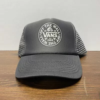 Vans Off The Wall Skull-Foam Front/Mesh Back Adjustable Trucker Hat • $12