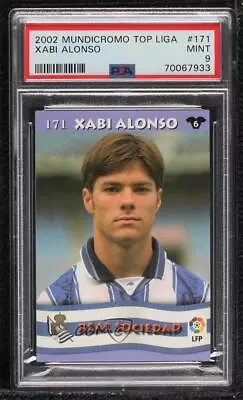 2002-03 Mundicromo Top Liga Xabi Alonso #171 PSA 9 MINT • $115.24