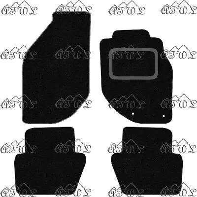 Fits Volvo C70 1997 To 2005 Tailored Black Carpet Car Floor Mats Set. (2 Clips) • $17.67