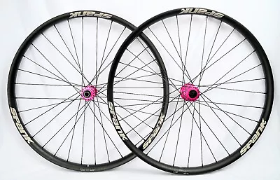 SPANK 395+ MTB Enduro Bike Wheelset 29  Pink I9 Hydra MTN Hubset BOOST MicroSpli • $789.95