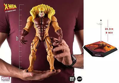 1/6 Scale Action Figure Display Stand X-Men 13 Inch Sabretooth Customize • $1