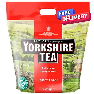 1040 Yorkshire Tea Bags - Taylors Of Harrogate 1040 3.25kg Weight   • £35.45