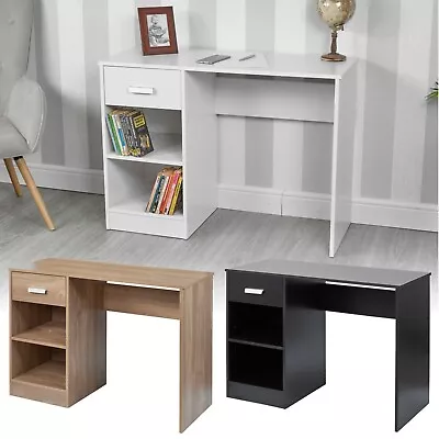 1 Drawer Wooden Bedroom Computer Work Table Office Desk Dressing Jewellery Unit • £52.99