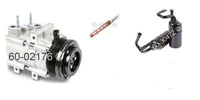 06-2011 Crown Vic Marquis Town Car Ac Compressor & Dryer With Ac Filter 3pc New • $249.99