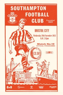 * 2023/24 - Southampton Home Programmes - Choose From List * • £7.99