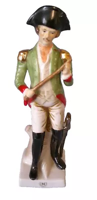 Vintage Italian Capodimonte Porcelain Soldier Figurine Military Figure 9in Tall • £20