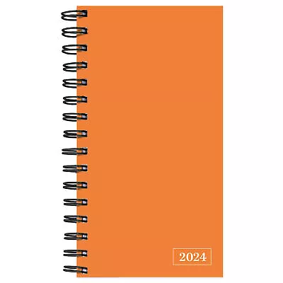 TF PUBLISHING 2024-2025 Citrus Orange 2-Year Small Monthly Pocket Planner • $4.71