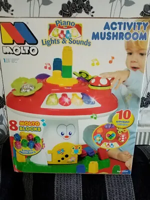 £2.99 • Buy Molto Activity Mushroom Light & Sound  10 Different Activities. Age 12 Months +
