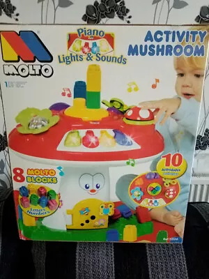 £2.99 • Buy Molto Activity Mushroom Light & Sound  10 Different Activities. Age 12 Months +