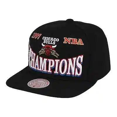 Mitchell & Ness Black NBA Chicago Bulls 97 Champions HWC Snapback - OSFA • $34.95