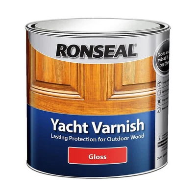 £19.99 • Buy Ronseal Yacht Varnish 500ml Gloss Clear - Outdoor Resists Cracking