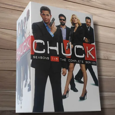 Chuck The Complete Seasons 1-5 DVD (23-Discs Box Set) Zachary Levi Brand New • $39.50