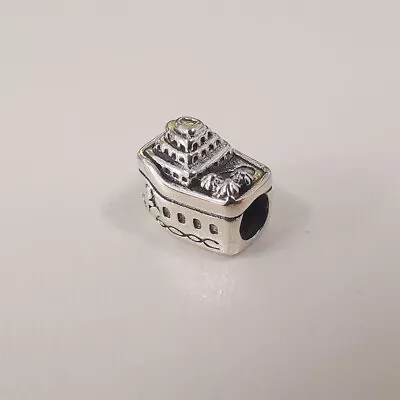 All Aboard Cruise Ship S925 Silver Pandora Charm  • £25