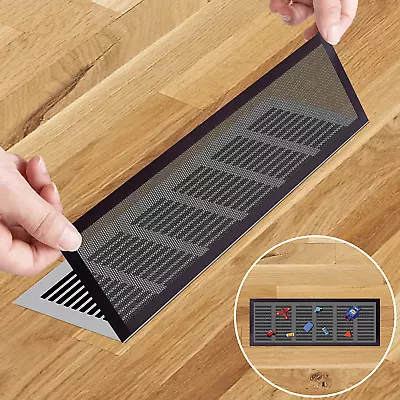 8Pcs Floor Vent Mesh CoversMagnetic Air Vent Screen Register Trap Rectangle PV • $21.88