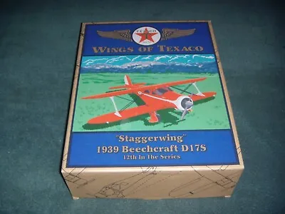 Wings Of Texaco ERTL Die Cast 1939 Beechcraft D17S #12 In Series • $15