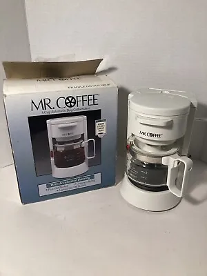 Mr Coffee Model BL4 Mini 4 Cup Drip Filter Maker White Vintage Tested Working • $24.99