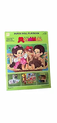 Vintage Paper Doll Monchhichi 1983 Unused Uncut • $10