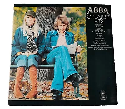 ABBA Greatest Hits - EPIC - EPC69218 - UK - 1976 Gatefold (Best Of) • £4.99