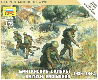 Zvezda 1:72 British Engineers1939-1942 - Art Of Tactic • £6.64