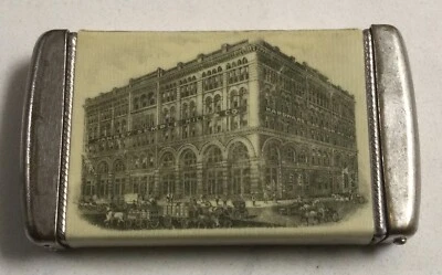 $61 • Buy Wholesale Hardware Co Celluloid Advertising Match Safe Minneapolis Mn Building
