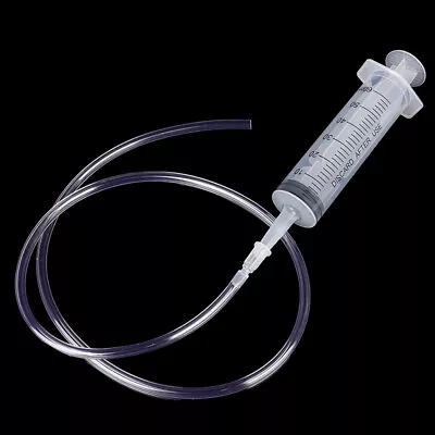 60-200ml Large Capacity Syringe Reusable Pump Oil Measuring With  Silicone  ZP • $3.93