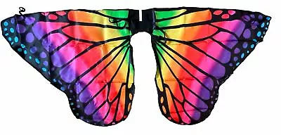 Butterfly Wings Cape Monarch Spring Costume Dress Up Theatre Ages 3+ NEW • $14.98