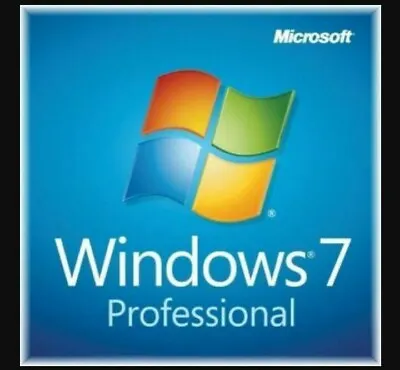 £55 • Buy  WINDOWS 7 PROFESSIONAL 64-bit WITH SERVICE PACK 1 FOR WINDOWS FREE P&P NEXT DAY