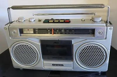 Vintage Sanyo M9901  Boombox Radio Stereo Cassette From STRANGER THINGS TV Show • $125