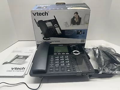 VTech AM18447 Main Console 4-Line Expandable Small Business Office Phone Blk • $60