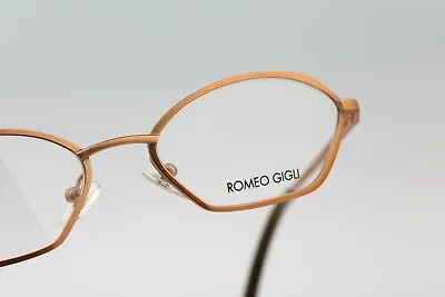 Romeo Gigli RG 198 609 Vintage 90s Copper Color Small Cat Eye Glasses Frames • $179.46