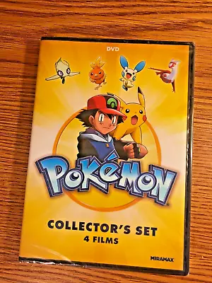 Pokemon Collector's Set 4 Films DVD 4Ever Destiny Deoxys Hero's Movie Wish Maker • $7.99