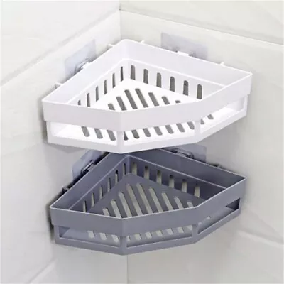 Bathroom Shelves Shower Corner Shelf Shampoo Storage Rack Basket Holder Shelf • $16.19