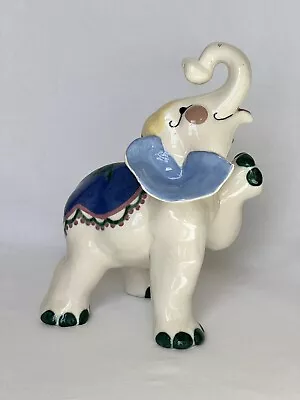 KAY FINCH CALIFORNIA POTTERY Elephant  PEANUT  Figurine Large 8.5” Vintage • $75