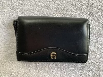 VTG Etienne Aigner Wallet Womens Genuine Leather Mini Card ID Case Pockets READ • $17.99