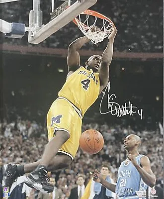 Chris Webber Autographed Michigan Wolverines 16x20 Photo FAN 42771 • $239.99