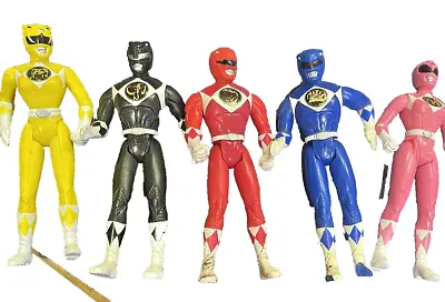 Vintage McDonald’s Mighty Morphin’ Power Rangers Lot Of 5 Ranger Figures • $20