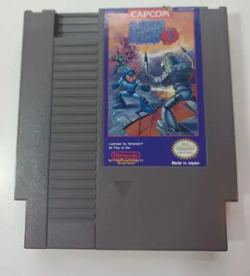 Mega Man 3 Nintendo Entertainment System 1990 NES Authentic Game Cartridge • $38