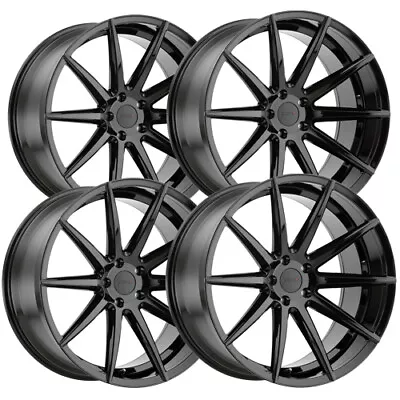 (Set Of 4) TSW Clypse 19x8.5 5x112 +32mm Gloss Black Wheels Rims 19  Inch • $1404