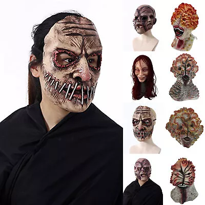 Halloween Horror Mask Masquerade Cosplay Party Prop Latex Terror Devil Face Mask • $17.57