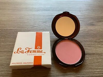 Vintage La Femme Cosmetics Hollywood Cloudy Pink Pressed Face Powder New • $14.95