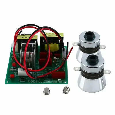 YaeCCC 110V Ultrasonic Cleaner Power Driver Board W/ 2PCS 50W 40K Transducers • $53.99