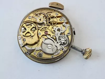 Repeater Quarter Chronograph Movement Pocket Rocial Watch Swiss Made • $675