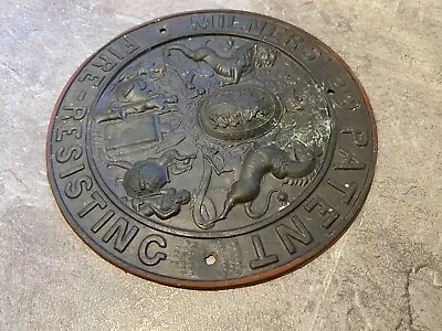 £40 • Buy Millers Safe Lock Brass Plaque